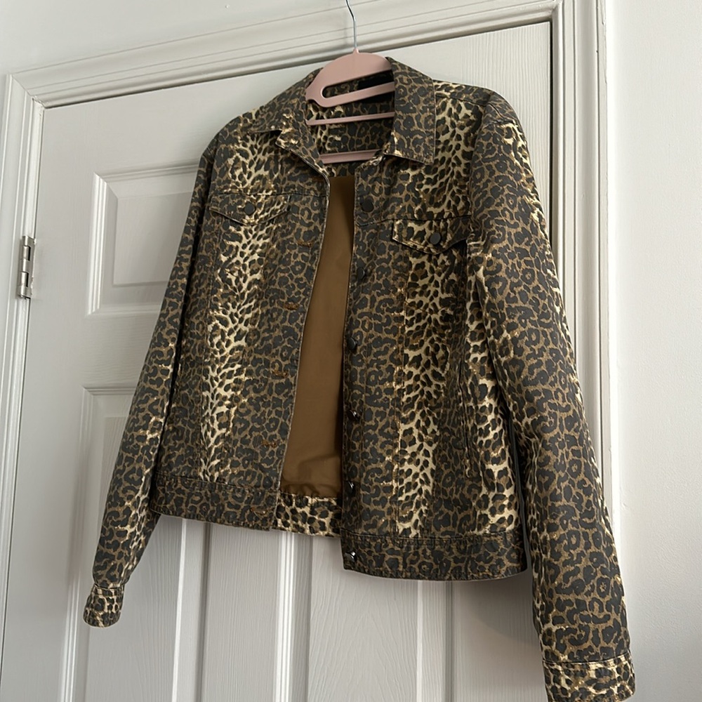 Designer ATM Leopard Print/Animal Print Evening Jacket (M)